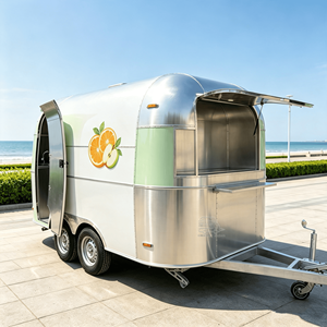Outdoor Food Truck Mobile Kitchen Fully Equipped Catering Van Street Business Concession Street Food Cart - Product Image 1