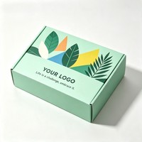 Boîte d'expédition en carton ondulé personnalisée en gros, boîte à vêtements de haute qualité, vente chaude, boîte d'expédition de vêtements à l'encre de soja