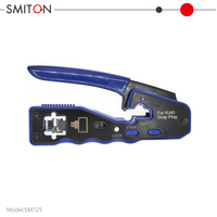 Pince à sertir pour connecteur Cat6 Outils de réseau RJ45 Outil de sertissage lan