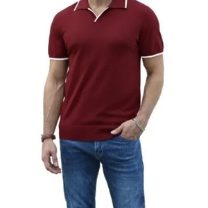เสื้อโปโลชาย คอวี ผ้าโพลีเอสเตอร์ แขนสั้น สไตล์ลำลอง คอปกทันสมัย ทรงปกติ เสื้อยืดเฮนลีย์ สำหรับกอล์ฟ เทนนิส - Product Image 5