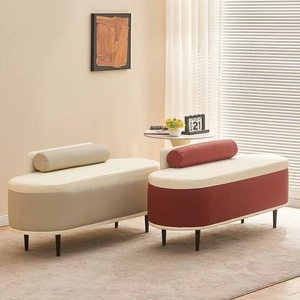 Muebles de Salón Dorados, Silla de Espera para Salón de Belleza y Barbería, Sofá de Espera de Alta Calidad - Product Image 5