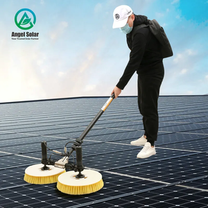 Robot de nettoyage de panneaux solaires, machine de lavage automatique, brosse à rouleaux de 7,5 m avec double tête robotique - Product Image 1