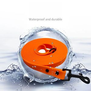 लक्जरी pvc लिपटे वाटरप्रूफ कुत्ते चिपकने वाला टेप वाटरप्रूफ पालतू पैदल चलने वाला कॉलर रस्सी कुत्ते लीड - Product Image 3