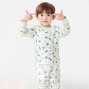 Ensemble de <span class=keywords><strong>pyjama</strong></span> en jersey de coton pour garçons, imprimé animaux/véhicules, doux, manches longues, vêtements de nuit pour enfants en bas âge - Product Image 5