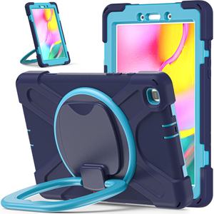 Étui robuste pour tablette Samsung <span class=keywords><strong>Galaxy</strong></span> <span class=keywords><strong>Tab</strong></span> Active 5 2024/Active 3 2020 <span class=keywords><strong>8</strong></span> <span class=keywords><strong>pouces</strong></span> avec poignée de support 360 dragonne <span class=keywords><strong>housse</strong></span> de protection - Product Image 2