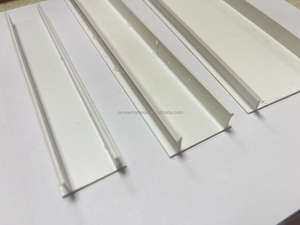 JianWang на заказ ПВХ угловая бусина U-образная наружная настенная Штукатурная канавка - Product Image 4