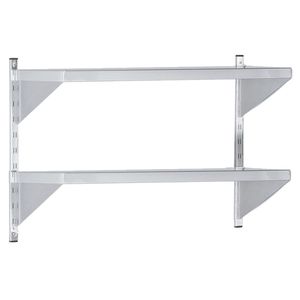 Estantería de pared ajustable de 2 estantes para almacenamiento de cocina 1000x400x600mm EURAST 31024000 - Product Image 1