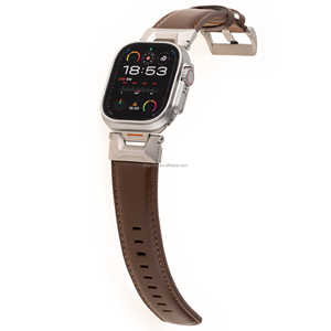 Cinturini di Ricambio in Vera Pelle per <span class=keywords><strong>Apple</strong></span> <span class=keywords><strong>Watch</strong></span> Serie 11 10 9 8 7 <span class=keywords><strong>6</strong></span> 5 4 3 2 1, SE 3 2 1, Ultra 3 2 1 - Product Image 5