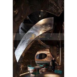 Plaque en acier inoxydable personnalisée V383 conforme à la norme ASTM avec service de découpe pour décoration murale de style antique - Product Image 4