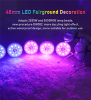 Éclairage LED Automatique 24V E14 RGB Caméléon pour Manèges de Fête Foraine et Lumières Ponctuelles de Carnaval