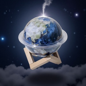 Wholesale Air Humidifier Crystal Night <b>Light</b> <b>Projection</b> Star Bedroom USB Planet Mini Christmas Gift Ultrasonic Office Hotel Hote - Product Image 1