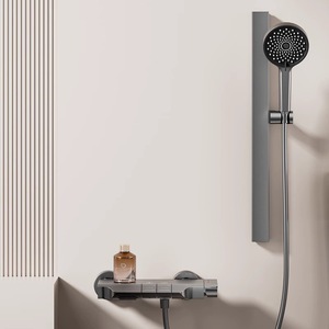 Shower Head <b>Set</b> Rain <b>Spray</b> Single Handle Ceramic Valve Core 3.5-4.9gpm Bathtub Faucet - Product Image 3