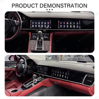 Für Porsche Panamera 970 2010-2016 ACARDASH Dual-Screen + Sattel + Schaltknauf + Stoppuhr 4-teiliges Nachrüst-Zubehör-Set
