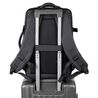 Sac à dos de voyage classique extensible pour ordinateur portable, multifonctionnel avec chargeur USB, compartiment respirant pour chaussures