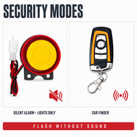Système d'alarme antivol pour moto avec démarrage à distance, coupure moteur, alerte par vibration et lumière sonore LED 6000LM 12V, pièces détachées universelles