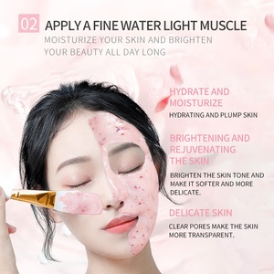 Marca própria orgânica Natural Hidratante e Clareamento Rose Petal Crystal Jelly Peel Mask <span class=keywords><strong>Powder</strong></span> - Product Image 4