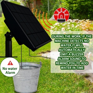 Solar-Powered Plant Watering System with 2000mAh Battery <b>Timer</b> Adjustable Flow Plastic Construction - Product Image 2