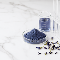 Poudre de fleurs de pois papillon séchées naturelles, qualité supérieure, pois bleus pour boissons et colorants alimentaires, qualité alimentaire
