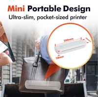 Imprimante thermique portable A80 Mini, imprimante sans fil, prend en charge le papier US Letter, Legal, A4, A5, mini imprimante thermique sans fil de poche