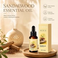 Huile essentielle d'extrait de plante, huile de bois de santal pure et naturelle pour l'aromathérapie, la fabrication de savon, la relaxation, le diffuseur, les soins de la peau et du corps