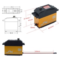 Moteur Servo JX PDI-HV2070MG de Haute Qualité avec Roulements 2BB, Engrenage Métal-Plastique 180 Degrés, Pièce Numérique pour Avion RC 1/5, Accessoire Jouet