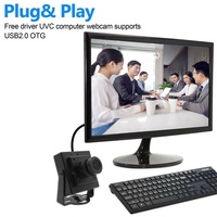 Mini Cámara Web USB de 36*36MM, 1080p Full HD, 30fps, CMOS, Gran Angular de 100 Grados, para Cajeros Automáticos y Pruebas Industriales