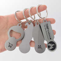 Porte-clés en métal gravé au laser personnalisé professionnel avec revêtement en époxy pour cadeau de vente au détail, article souvenir léger de qualité supérieure