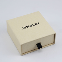 Boîte à tiroir avec logo et taille personnalisés avec insert en mousse de style glissière en papier d'art en carton pour portefeuille cosmétique, ceinture, montre, emballage cadeau