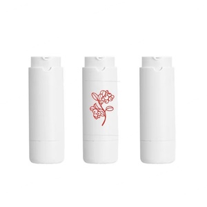 Luxury <b>Empty</b> Cosmetic Lotion Serum Oil Custom Logo Matte White Frosted Reusable Airless Pump Sprayer <b>Bottle</b> for Sunscreen Cream - Product Image 1