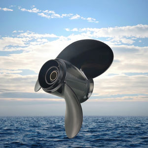 ใหม่ <span class=keywords><strong>xspeed</strong></span> 25-30hp MB2-103-10OS นอกเรือใบพัดอลูมิเนียม10-1/4x10 10ฟัน3ใบใบพัดสีดำใบพัดทางทะเล - Product Image 1