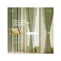 Nouveaux rideaux occultants en chenille 2026, patchwork moderne, jacquard, pour chambre et salon