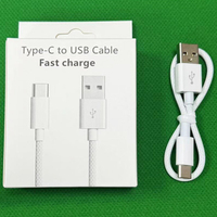 Câble plat USB-C 4.0 en gros 240 W 100 W, charge rapide, câble plat 8K pour iPhone et Android
