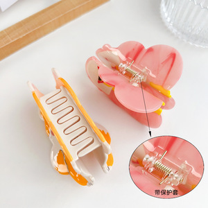 Horquilla de animales de dibujos animados, horquilla de acetato de cocodrilo Shiba Inu, estilo creativo, accesorios divertidos para el cabello para niños - Product Image 2