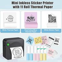 Mini imprimante thermique fabricant d'autocollants Mini imprimante Bluetooth téléphone sans fil petite poche instantanée Portable pour la Photo d'étude d'anatomie