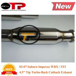 OTP निकास पाइप 02-07 Subalu Impreza WRX/एसटीआई 4.5 "टिप टर्बो-वापस Catback - Product Image 6
