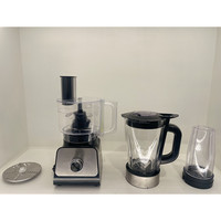Mixeur Commercial Robuste 3-en-1 de 1500 ml pour Cuisine, Mixeur à Smoothies et Extracteur de Jus, Robot Culinaire 11-en-1 pour Magasin