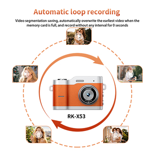 Mini appareil <span class=keywords><strong>photo</strong></span> numérique ultra-portable |   <span class=keywords><strong>Photo</strong></span> et vidéo HD 1080P, écran LCD de 0,96 pouces, design compact et élégant pour enfants, adolescents et vlogueurs - Product Image 6