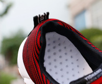 Chaussures de course respirantes pour hommes, baskets de sport, à coussin, tissées, tendance, nouvelle collection 2020
