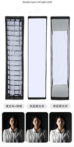 Rejilla de Aleación de Aluminio YUEYING de 22x90 cm con Montura Bowens para <span class=keywords><strong>Flash</strong></span>, Luz Estroboscópica, Fotografía Godox - Product Image 3