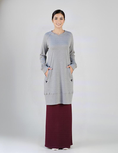 Conjunto de Sudadera Informal Musulmana de Otoño, Algodón, Transpirable, Deportivo, Precio de Fábrica, OEM - Product Image 2