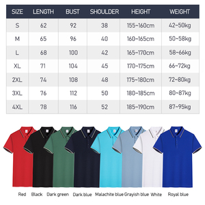 เสื้อโปโลสีดำลายทางแบรนด์ดัง คอปกสีแดง ผสมผ้ายืด 10% โพลีเอสเตอร์ 90% สำหรับผู้ชาย ดีไซน์สีสันสวยงาม - Product Image 2