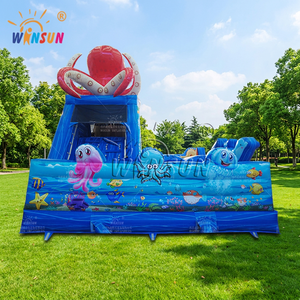 Castillo Inflable con Tobogán de Barco Pirata WINSUN, Castillo Inflable con Trampolín - Product Image 1