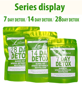 Vente en gros, marque privéethé détox minceur 21 joursthé bio aux herbes pour la perte de poids, ventre plat, brûleur de <span class=keywords><strong>graisse</strong></span> - Product Image 5