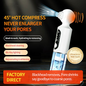 Pembersih komedo, sepeda air elektrik penghilang komedo dan Jerawat dengan kompres panas - Product Image 5
