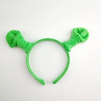 Articles de fête vert Shrek épingle à cheveux oreilles bandeau tête cercle Halloween enfants adulte spectacle cheveux cerceau bandeaux
