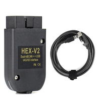 Herramienta de Diagnóstico para Vehículos V25.3 HEX V2 VCDS ATMEGA162 FT232 Escáner de Coche Obd2 HEX VII para Volkswagen Audi VW (NO MQB)