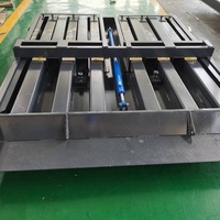 Niveleur de quai télescopique à plate-forme hydraulique de 8 à 10 tonnes chargement déchargement niveleur de quai extensible pour rampe de conteneur