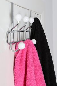 Ganchos Metálicos para Colgar en la Puerta, para Guardar Ropa, 6 Ganchos, Multicolores, Duraderos - Product Image 2