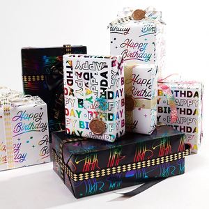 Colorful <b>Gold</b> Disposable Silicone Virgin Printed Birthday Coated Craft <b>Paper</b> Luxe Vibrant Gift <b>Wrapping</b> - Product Image 1