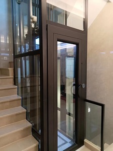 <span class=keywords><strong>Lift</strong></span> Rumah Aluminium untuk Villa Luar Ruangan, Instalasi Mudah, 2-5 Tingkat, 3-4 Orang, Lantai PVC - Product Image 4